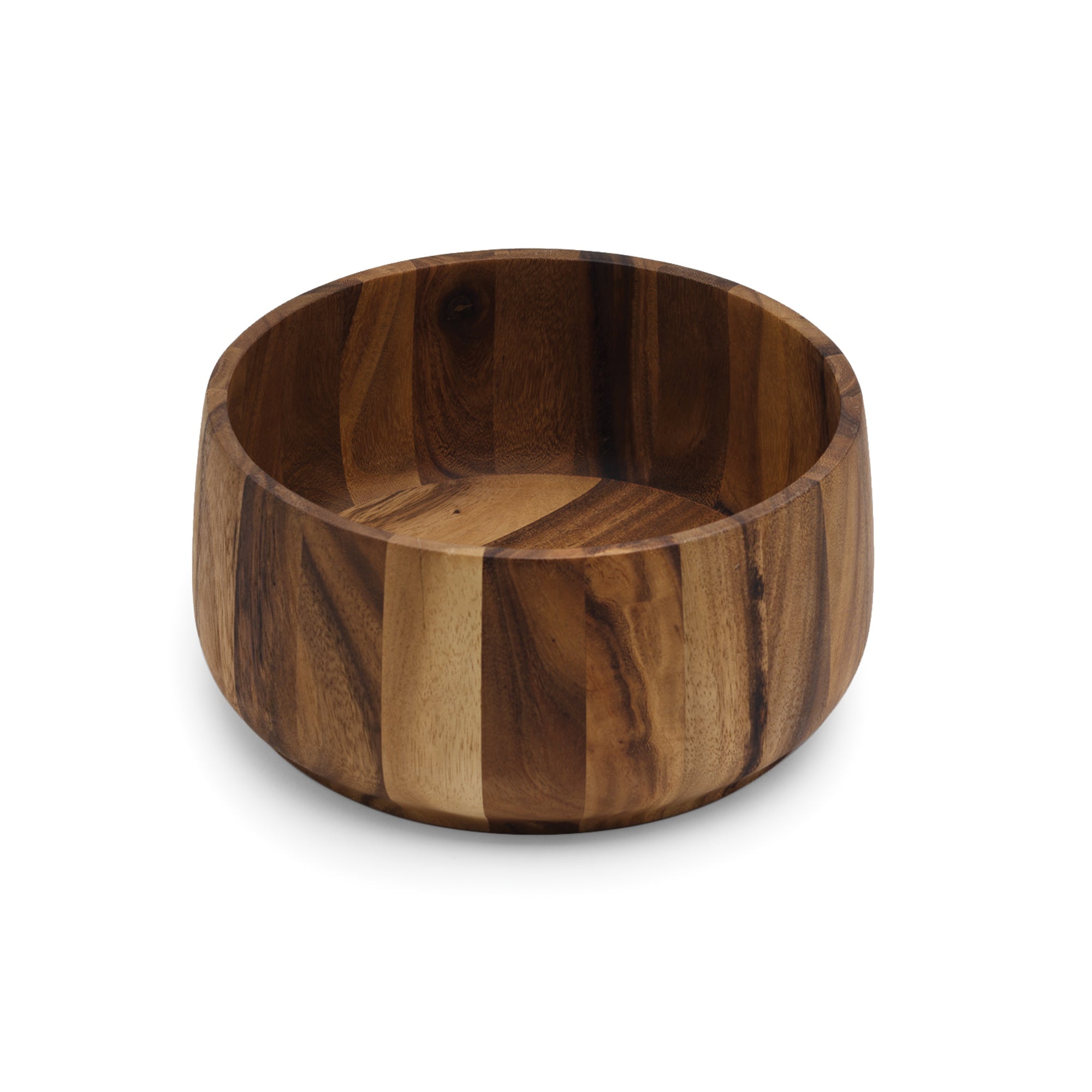 Tulip Salad Bowl, Acacia Wood - Gaines Jewelers