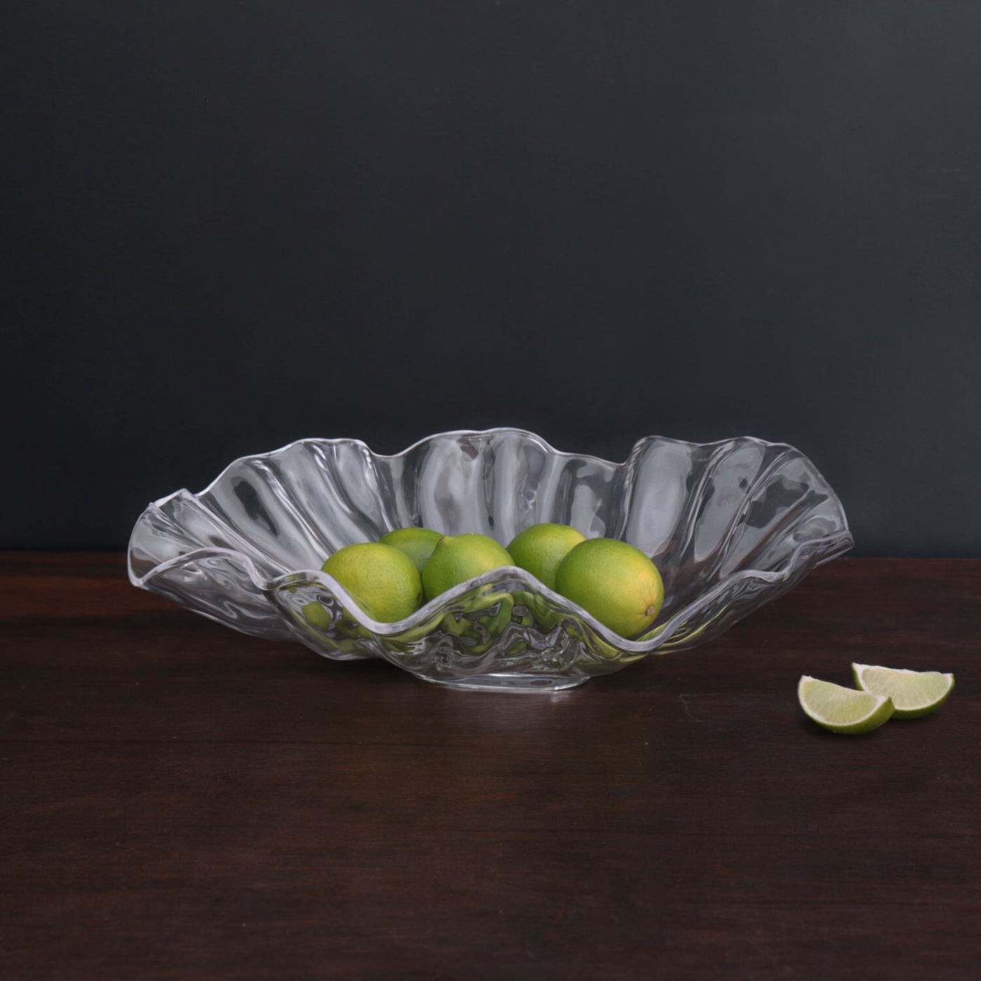 Vida Acrylic Bloom Large Bowl Clear - Gaines Jewelers
