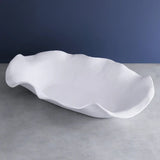 VIDA Nube Extra Large Oval Centerpiece White - Gaines Jewelers