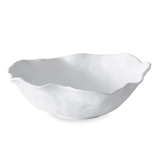 VIDA Nube Large Round Bowl White - Gaines Jewelers