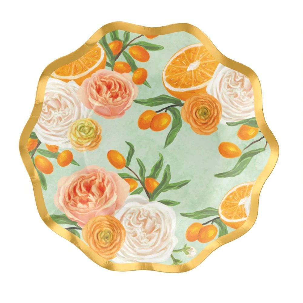 WAVY APPETIZER/DESSERT BOWL MIMOSA/8CT - Gaines Jewelers