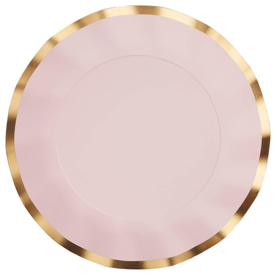 WAVY DINNER PLATE EVERYDAY BLUSH/8CT - Gaines Jewelers
