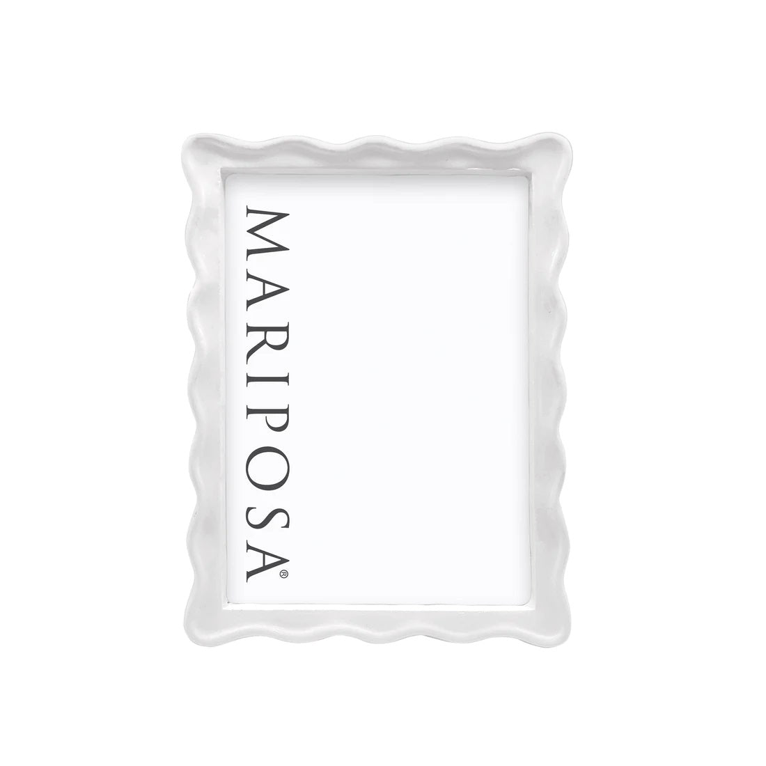 Wavy White Frame - Gaines Jewelers