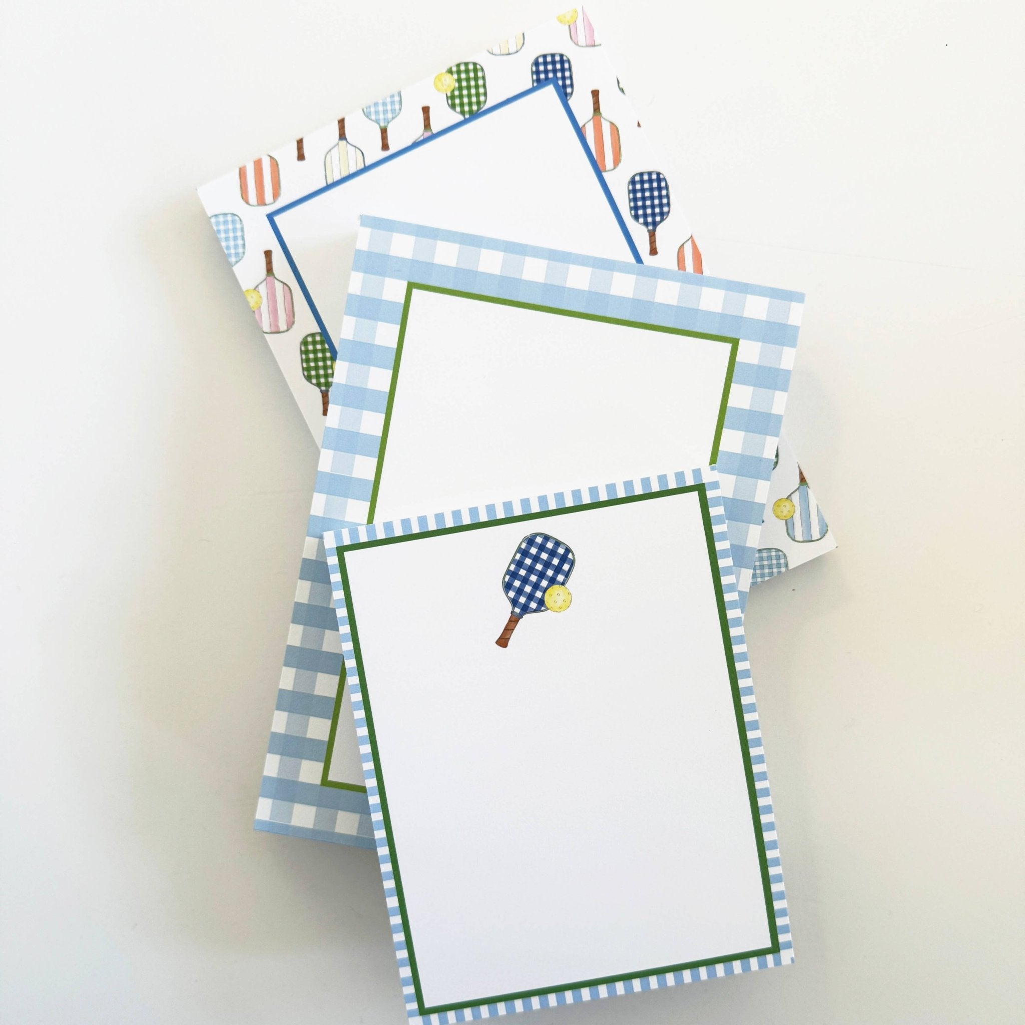 WH Hostess Social Stationery - 4.25 x 5.5 Preppy Pickleball Notepad - Gaines Jewelers