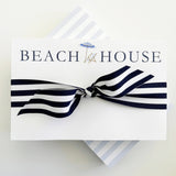 WH Hostess Social Stationery - 8.5x5.5 Beach House Umbrella Slab Notepad - Gaines Jewelers