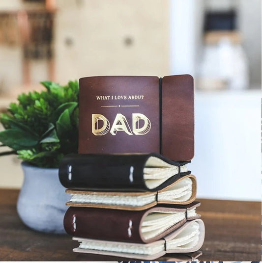 "What I Love About Dad" Leather Journal - Gaines Jewelers