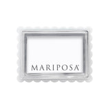 White Acrylic Scallop 4x6 Frame - Gaines Jewelers