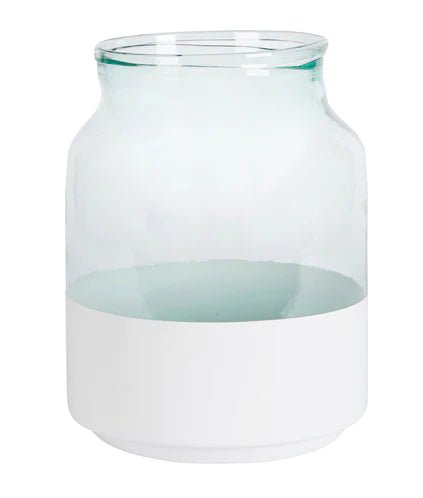 White Colorblock Mason Jar - Gaines Jewelers