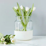 White Colorblock Mason Jar - Gaines Jewelers
