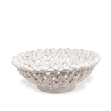 White Round Basket - Gaines Jewelers