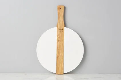 White Round Italian Charcuterie Board - Gaines Jewelers