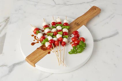 White Round Italian Charcuterie Board - Gaines Jewelers