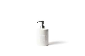 White Small Dot Mini Cylinder Soap Pump - Gaines Jewelers