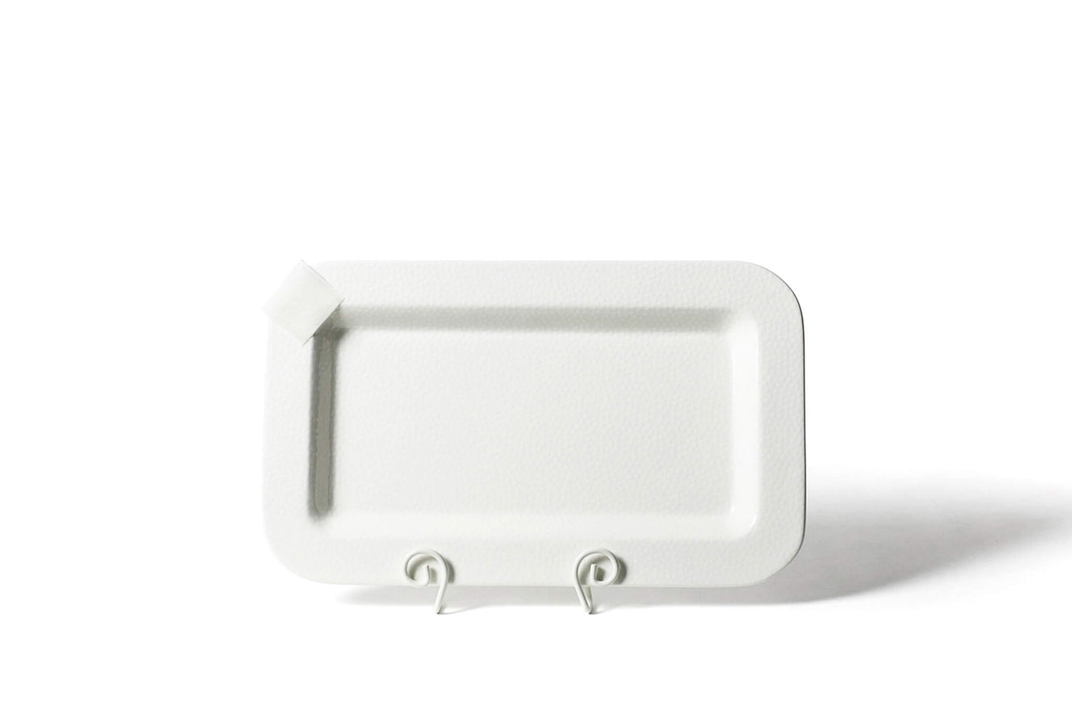 White Small Dot Mini Entertaining Rectangle Platter - Gaines Jewelers