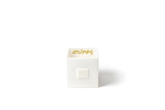 White Small Dot Mini Nesting Cube Medium - Gaines Jewelers