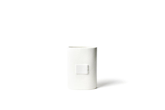 White Small Dot Mini Oval Vase - Gaines Jewelers