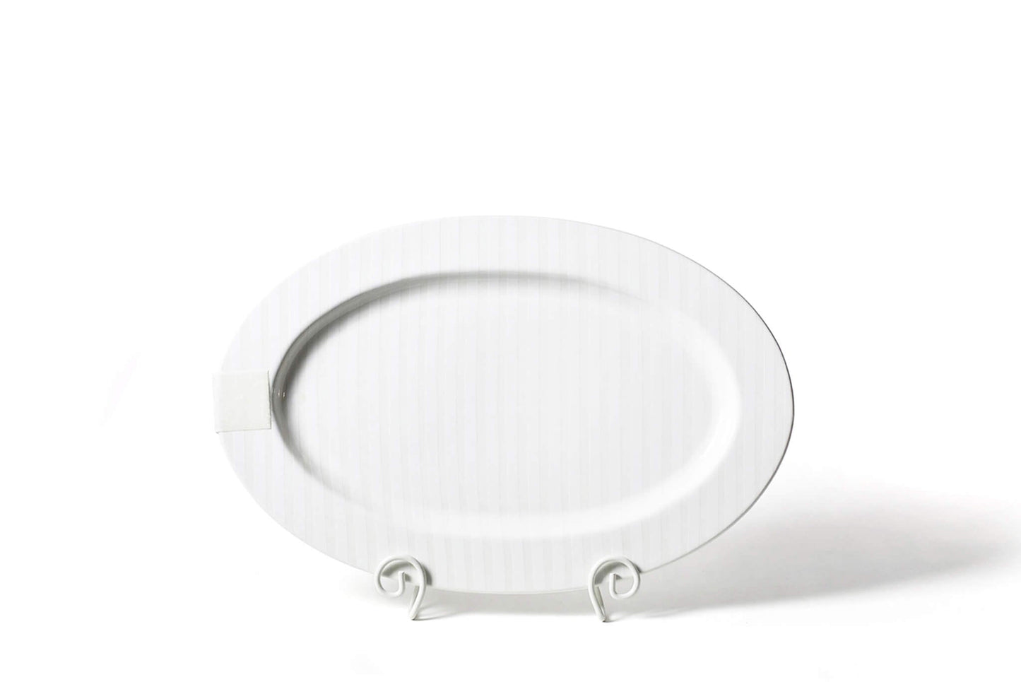 White Stripe Big Entertaining Oval Platter - Gaines Jewelers