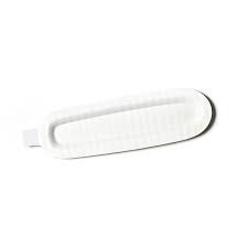 White Stripe Mini Entertaining Skinny Oval Platter - Gaines Jewelers