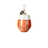 Wine Cheers Shaped Ornament - Gaines Jewelers