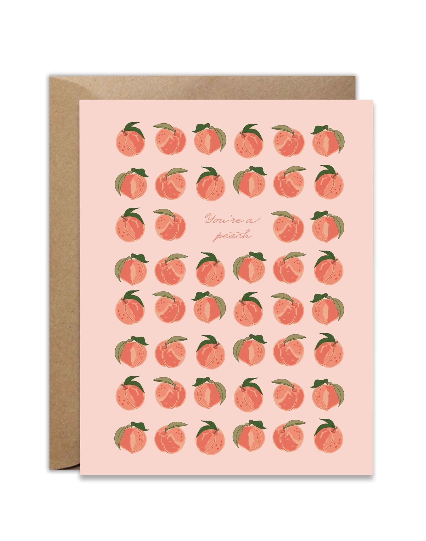 You're A Peach Greeting Card - Gaines Jewelers