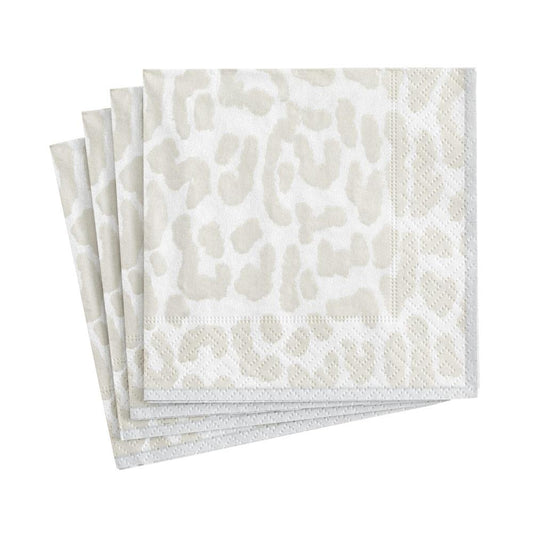 Zanzibar Paper Cocktail Napkins in Silver - 20 Per Package - Gaines Jewelers